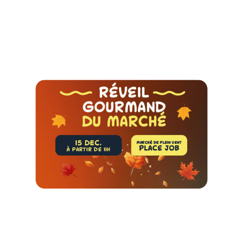 Réveil gourmand du marché